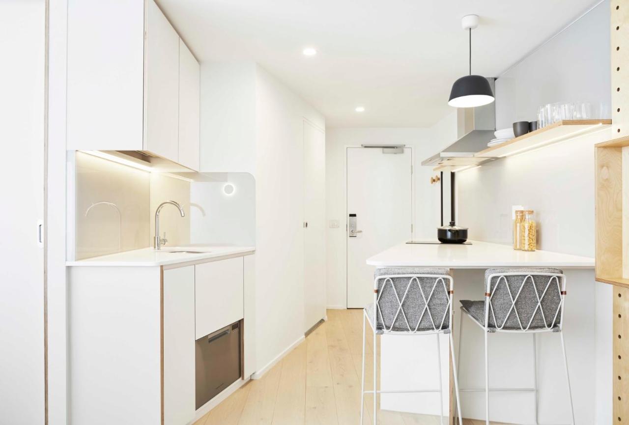 Modern City Living Studio Apartments At Franklin Near Melbourne City Centre Kültér fotó